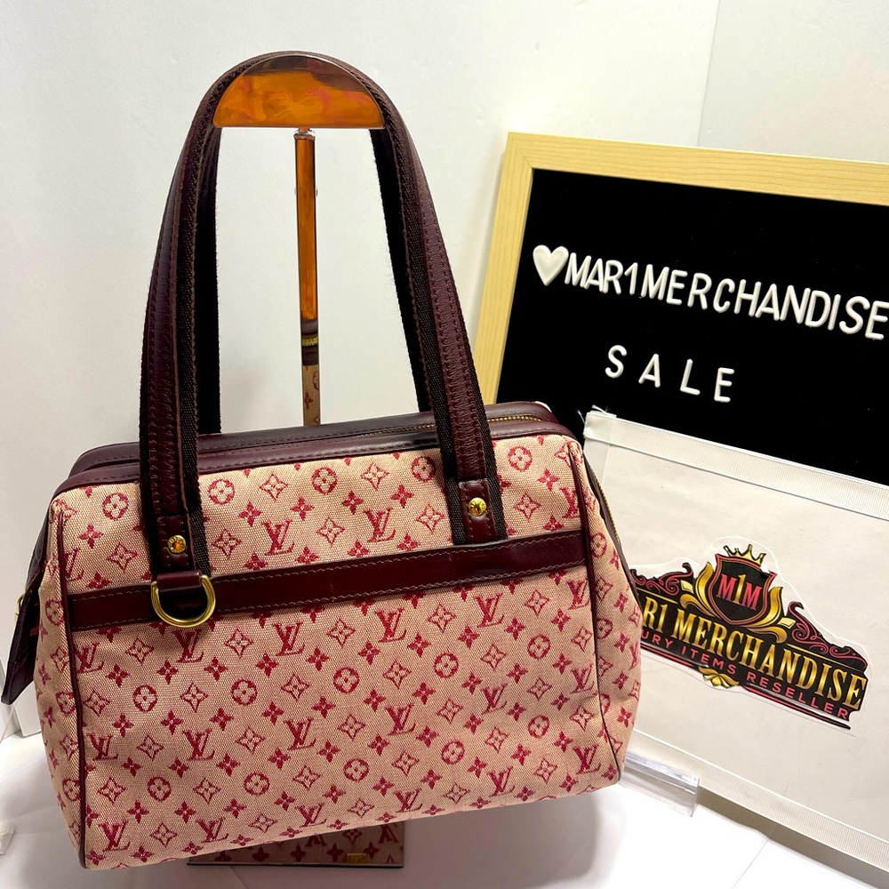 Louis Vuitton Minilin Josephine Pm, with dust bag . Made in France.
